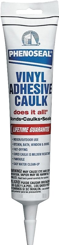 [6041230] CAULK VINYL ADHESIVE CLR 5.5OZ