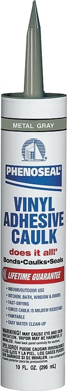 [6041412] CAULK VINYL ADHESIVE GRY 10OZ 