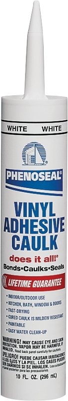 [6074553] CAULK VINYL ADHESIVE WHT 10OZ 