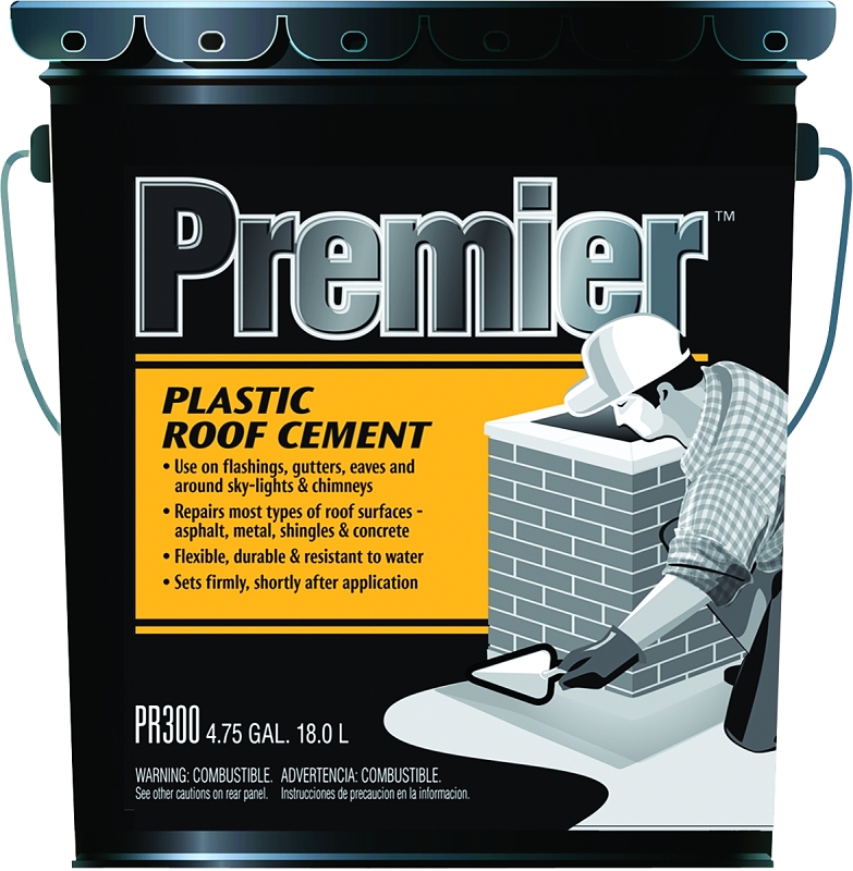 CEMENT ROOF PLASTIC BLK 4.75G 