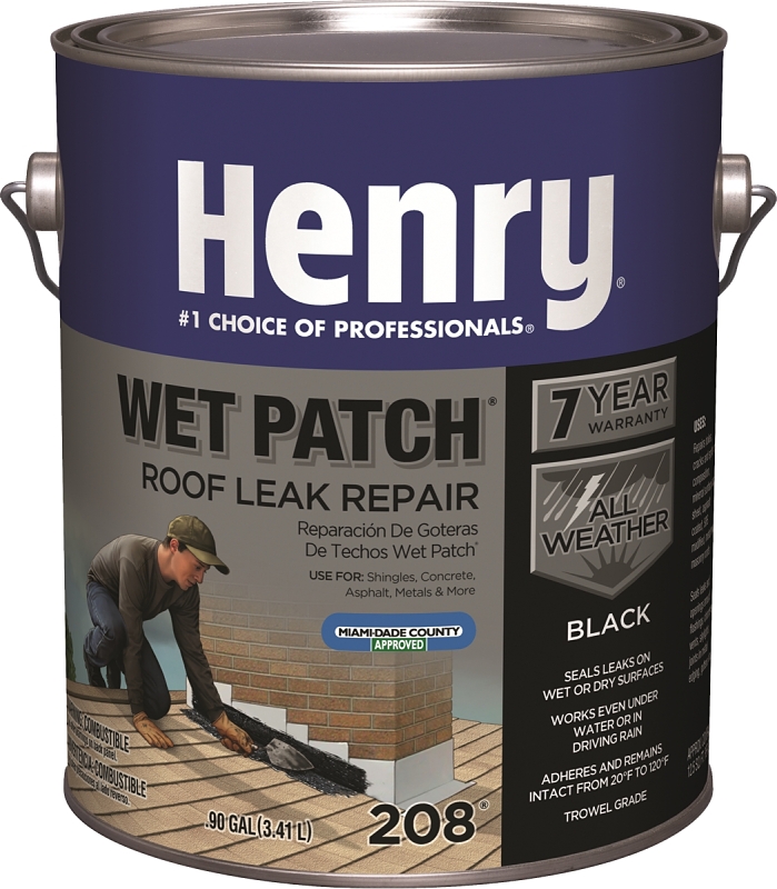CEMENT ROOF WET BLACK 1 GAL   