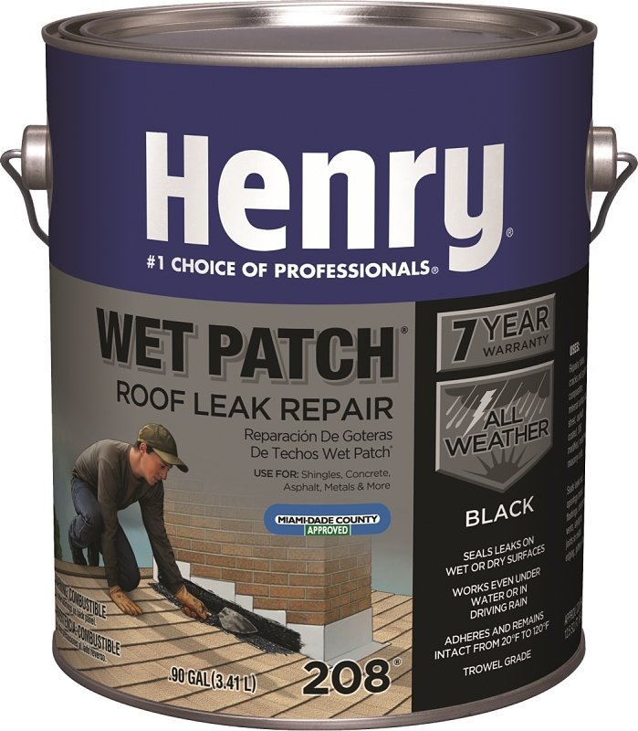CEMENT ROOF WET BLACK 1 GAL   