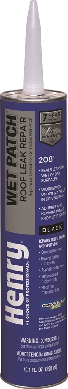 CEMENT ROOF WET BLACK 10.1OZ  