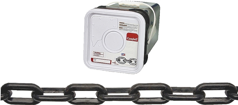 CHAIN #8 PLASTIC BLACK 138FT  