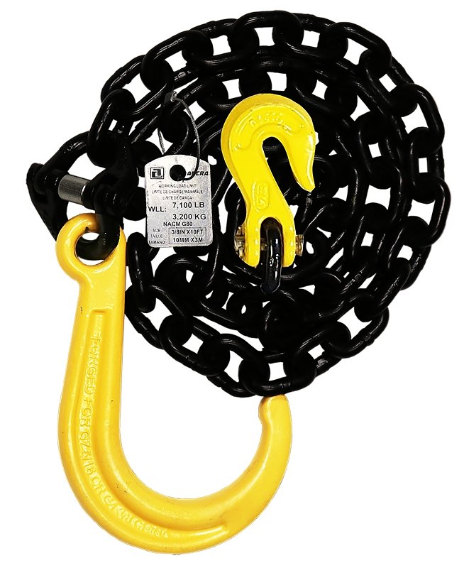 CHAIN ASSEMBLY G80 3/8INX10FT 