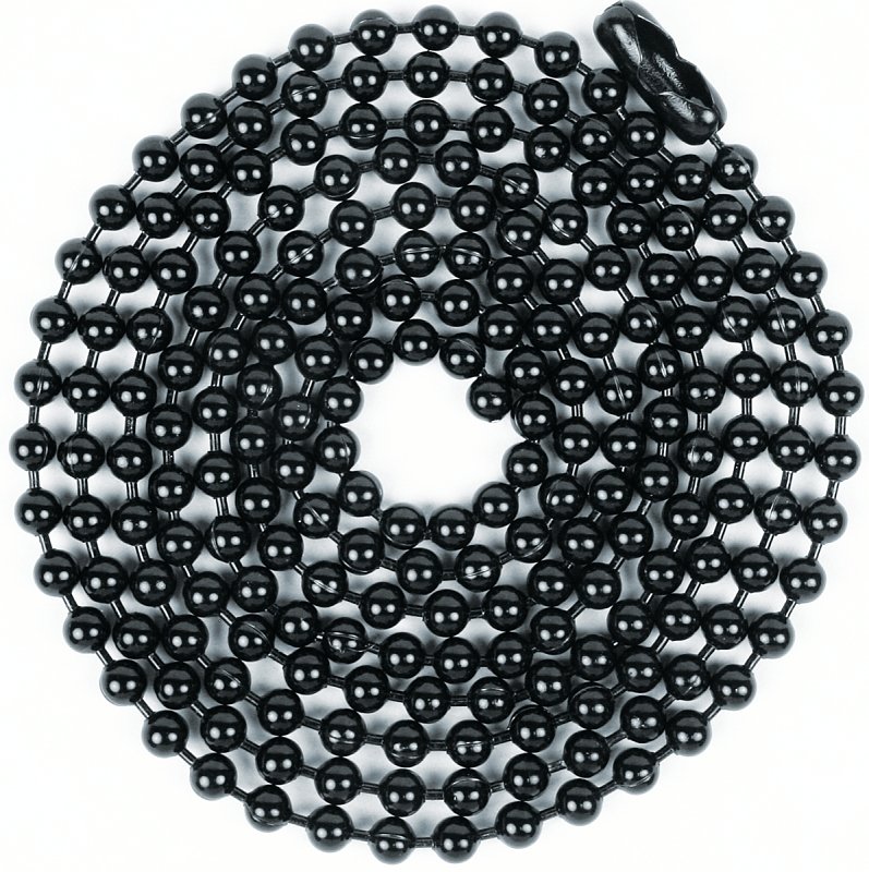 CHAIN BEAD W/CON NO 6 3FT BLK 