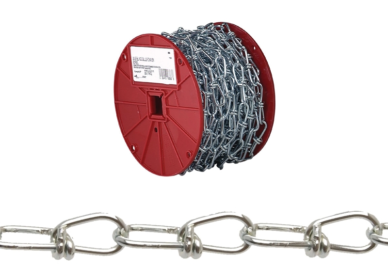 CHAIN DBL LOOP 2-0 50FT YLW   