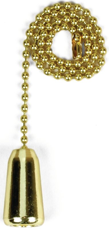 CHAIN PULL SOL BRS TRDROP 12IN