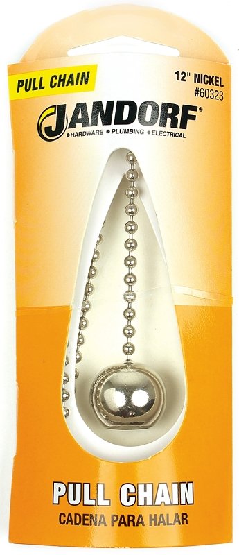 [3403995] CHAIN PULL W/NICKEL BALL 12IN 