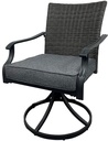 CHAIR DINING SWIVEL WICKER    