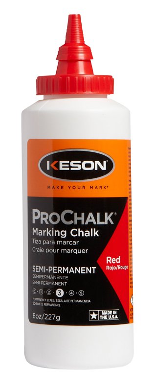 CHALK MARKING 8OZ RED ULTRFN  