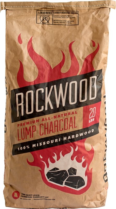 [1778935] CHARCOAL LUMP ROCKWOOD 20LB BG