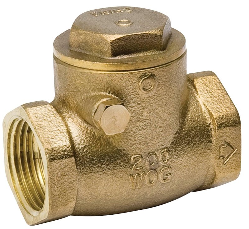 CHECK VALVE BRASS 1IPS        