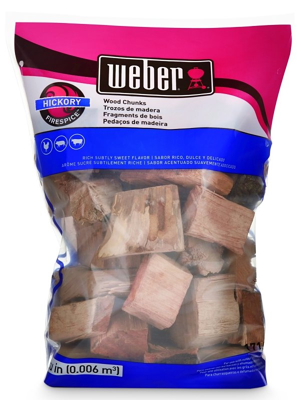[3340072] CHUNK WOOD HICKORY 4LB 350CUIN