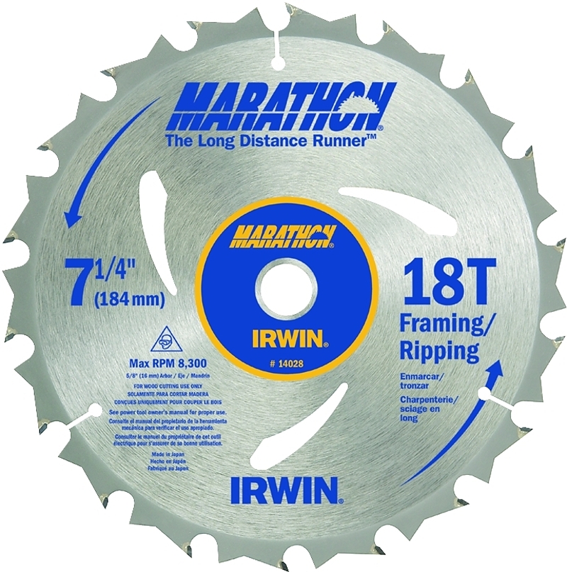 CIRC SAW BLADE 7-1/4 18T      