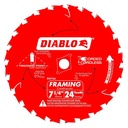 CIRC SAW BLADE 7-1/4 24T      