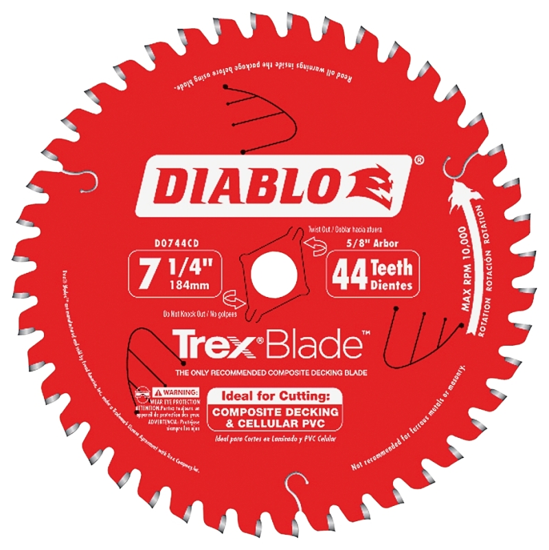 CIRC SAW BLADE 71/4-44T DECK  