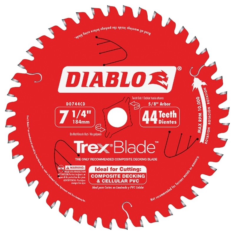 CIRC SAW BLADE 71/4-44T DECK  