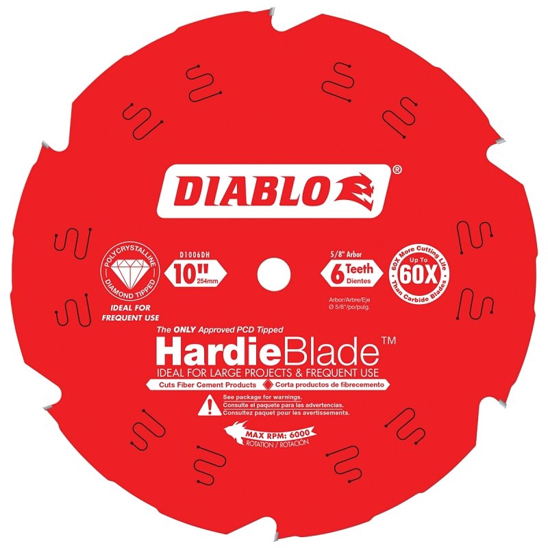 CIRC SAW BLADE FBR CMT 10X6T  