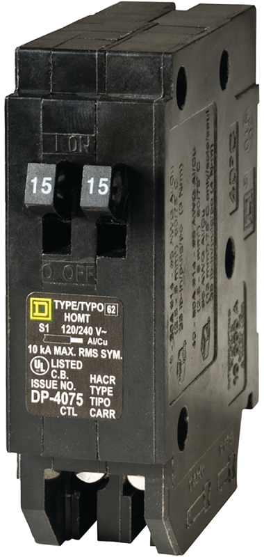 CIRCUIT BREAKER 1P TNDM 15/15A