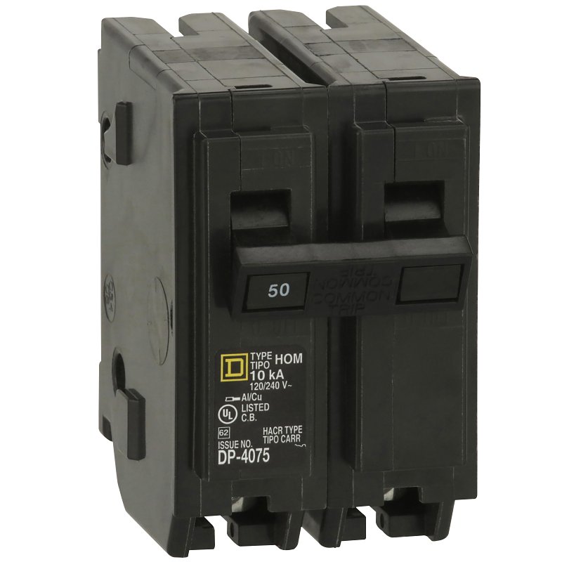 CIRCUIT BREAKER HOM 2P 1IN 50A