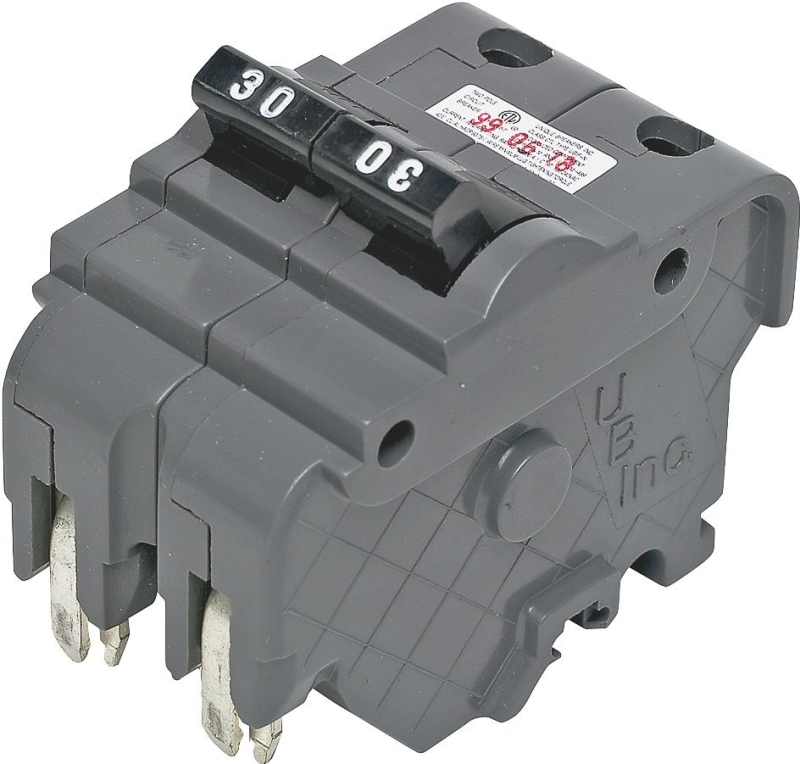 CIRCUIT BRKR 2P 2-1IN SPCS 30A