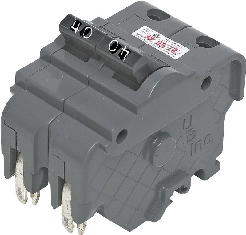 CIRCUIT BRKR 2P 2-1IN SPCS 40A