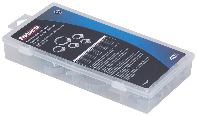 CLAMP HOSE STL ASSORTMENT 40PC