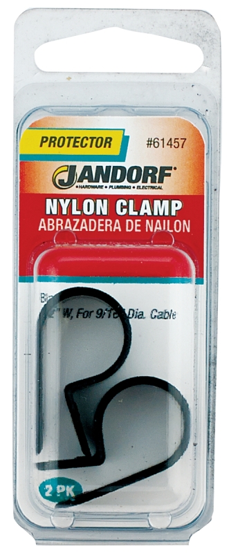 CLAMP NYLON BLK 1/2X9/16      