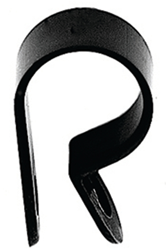 CLAMP NYLON BLK 3/8X1/2       
