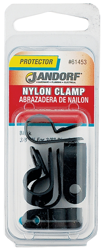 CLAMP NYLON BLK 3/8X3/8       