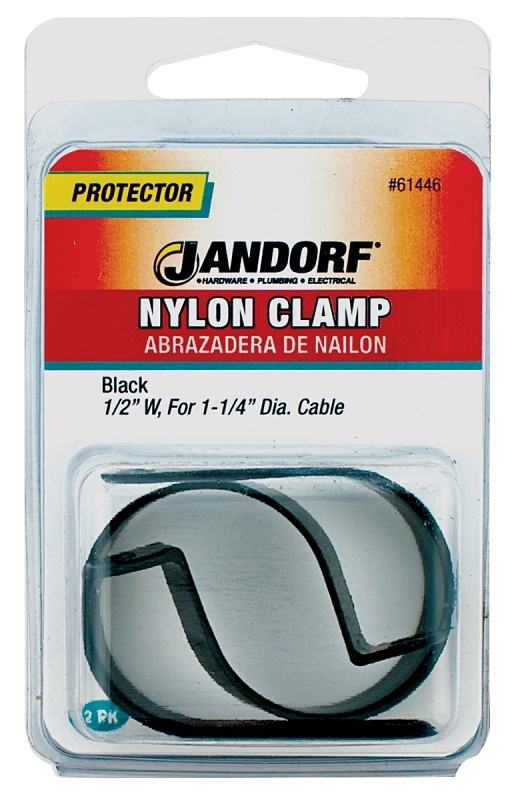 CLAMP NYLON BLK1/2X1-1/4      