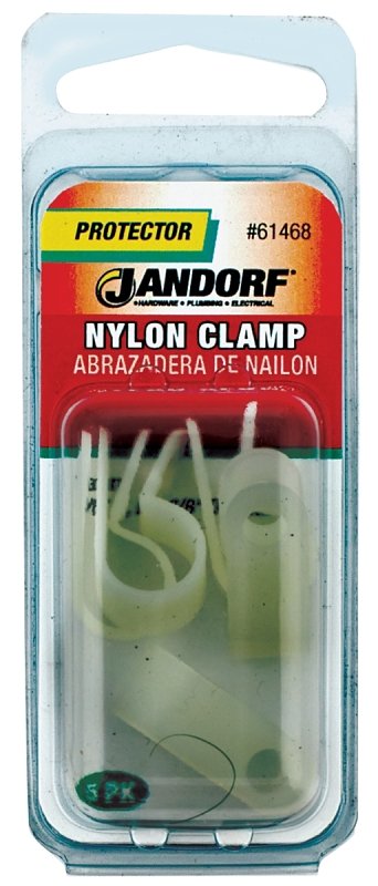 CLAMP NYLON NAT 3/8X3/8       