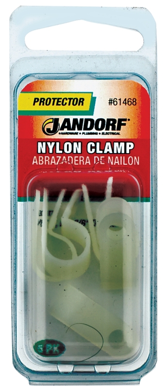 CLAMP NYLON NAT 3/8X3/8       