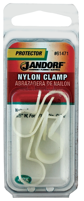 CLAMP NYLON NAT 3/8X7/16      