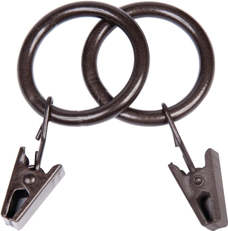 [2240703] CLIP RING 5/8-3/4IN DARK BROWN