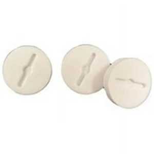 CLOSURE PLUG 1/2IN WHITE      