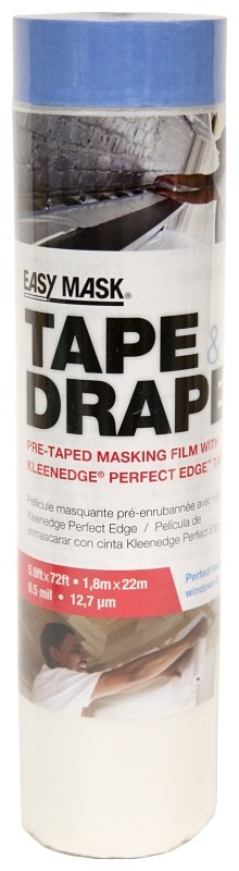 [3413010] CLOTH DROP PRE TAPED 5.9X72FT 