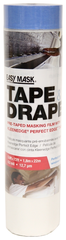 CLOTH DROP PRE TAPED 5.9X72FT 