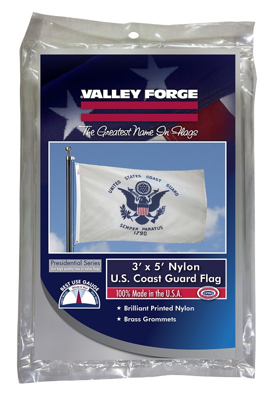 COAST GUARD MLTRY FLAG 3 X 5FT