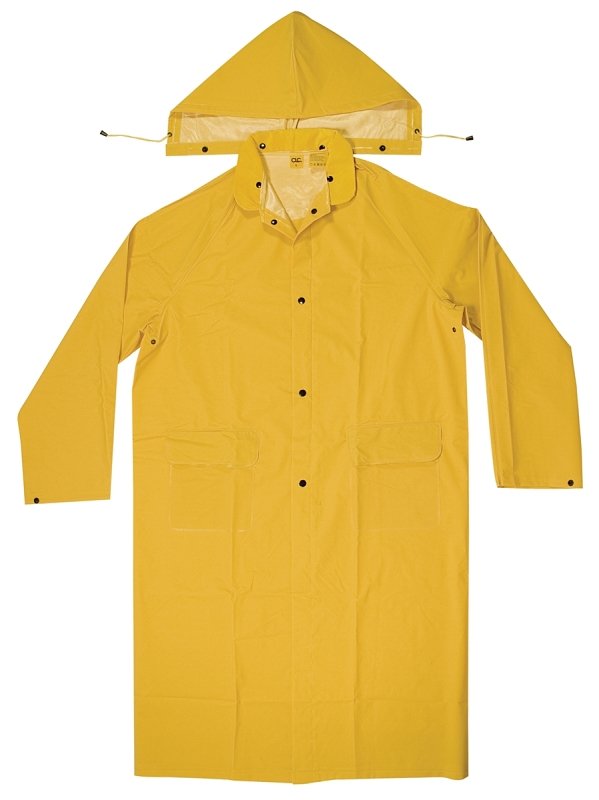 [3559010] COAT TRENCH HEAVY PVC 2PC MED 