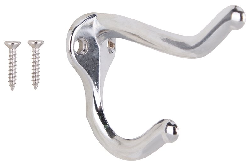 [6580997] COAT/HAT HOOK ZINC BRT CHROME 