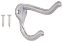 COAT/HAT HOOK ZINC SAT CHROME 