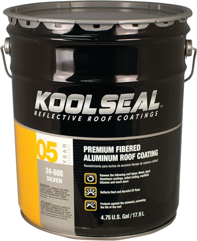 COATING AL ROOF 5YR FIBERED 5G