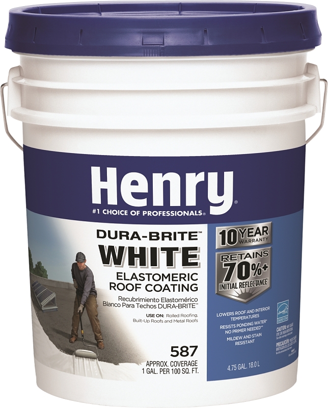 COATING ELSTMRC ROOF WHT 4.75G