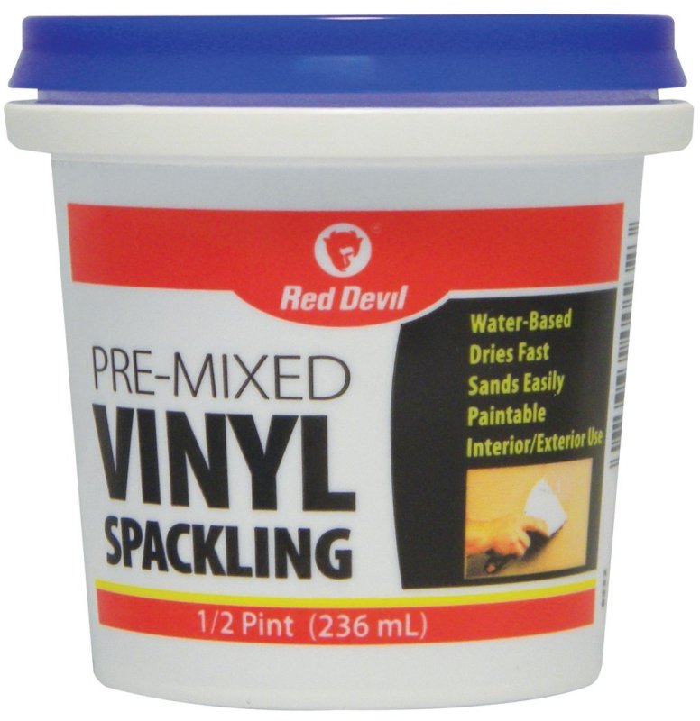 COMPOUND SPACKLING VINYL 1/2PT