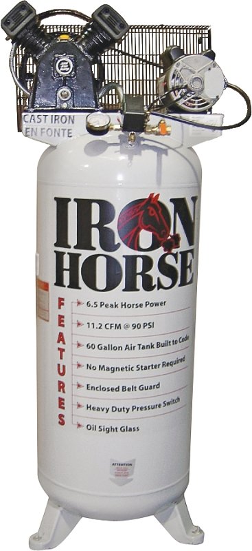 COMPRSR AIR 6.5PK/3.1RN HP 60G