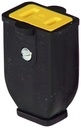CONN 125V 2P2W PLRZD STR BLK  