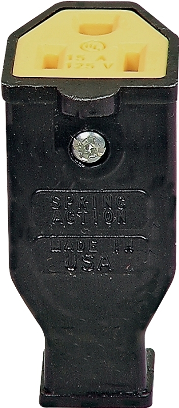 CONNECTOR GROUNDED BLACK      