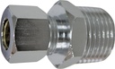 CONNECTOR STRT 1/2MIPX3/8OD   
